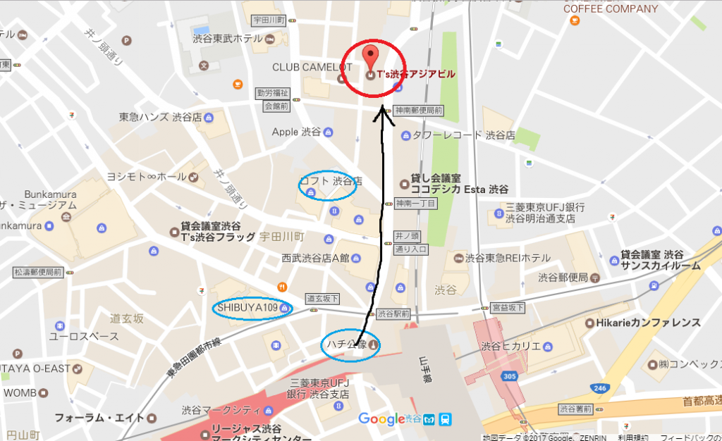 渋谷地図